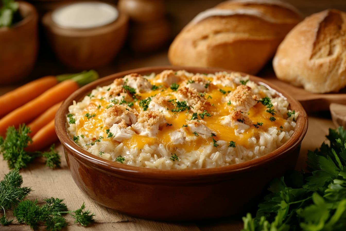 Old Fashioned Chicken and Rice Casserole