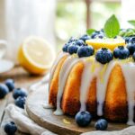 lemon blueberry pound cake